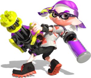 Splatoon 2 Inkling with Splatlings