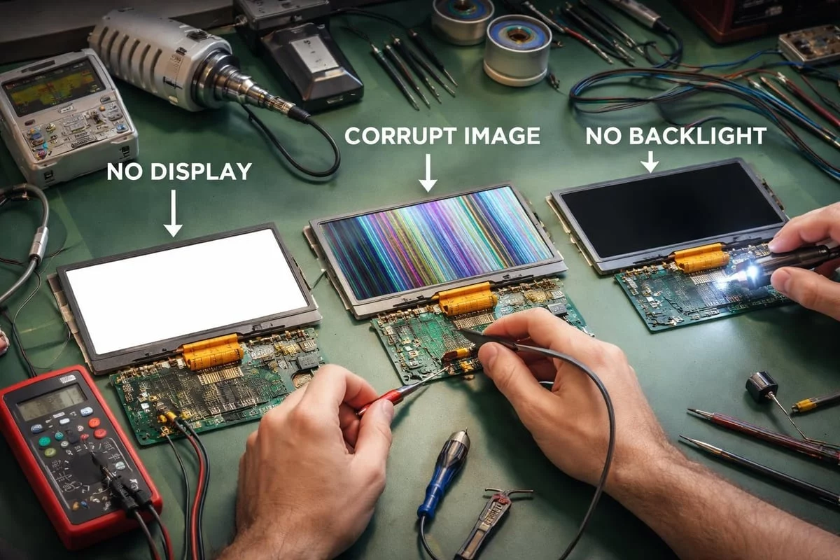 Nintendo DS screen diagnosis
