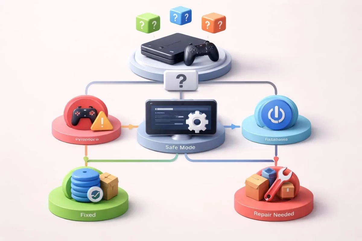Software troubleshooting workflow