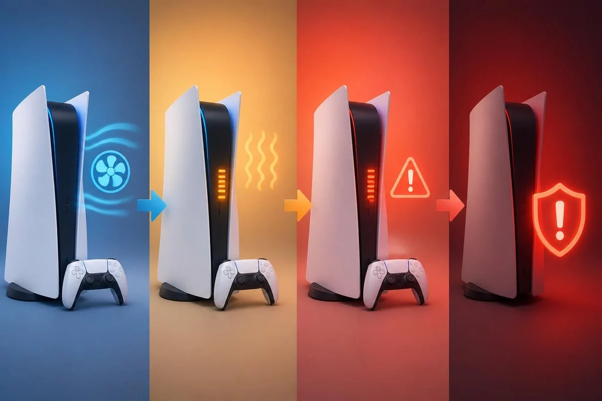 PS5 overheating warning signs