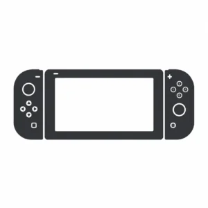 Simplified Nintendo Switch hardware silhouette icon