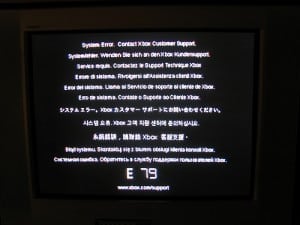 Xbox 360 e79 error Code