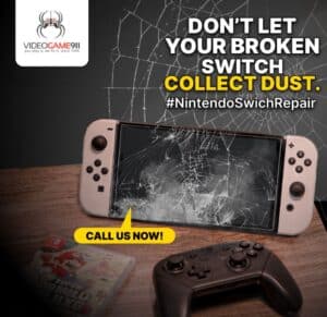 Fast Nintendo Switch Repairs available at VideoGame911